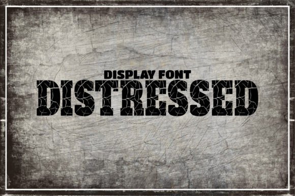 Distressed Font - Featured Image