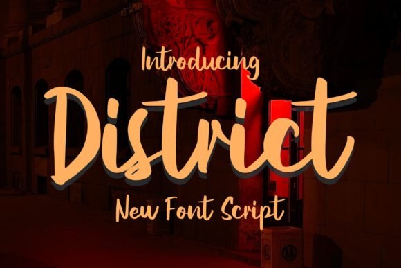 District Script Font - Featured Image