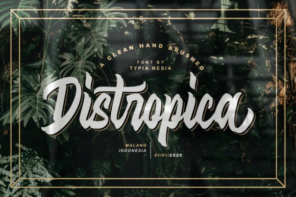 Distropica Font - Featured Image