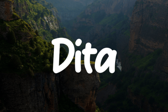 Dita Font - Featured Image