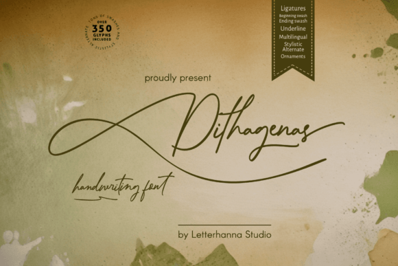 Dithagenas Font - Featured Image