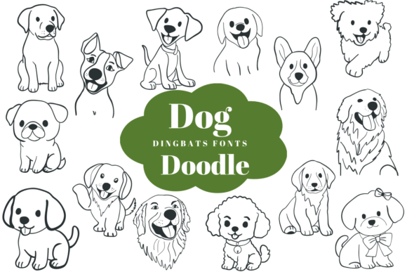 Dog Doodle Font - Featured Image