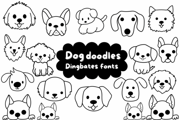 Dog Doodles Font - Featured Image