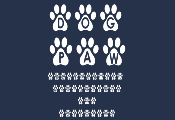 Dog Paw Font - Featured Image