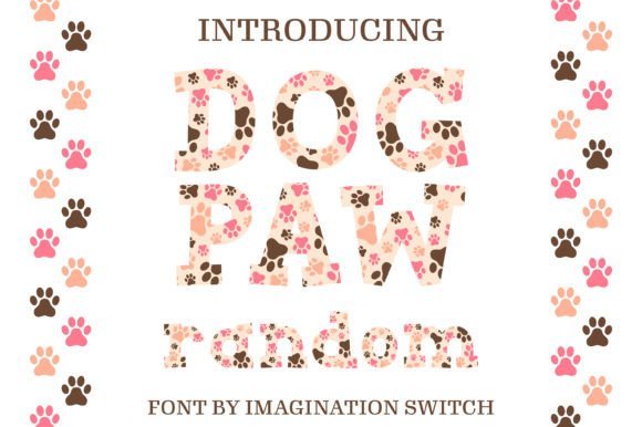 Dog Paw Random Font - Featured Image