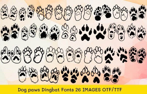 Dog Paws Font - Featured Image