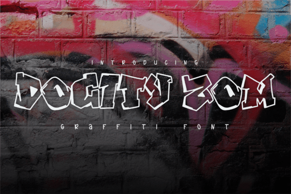 Dogity Zom Font - Featured Image