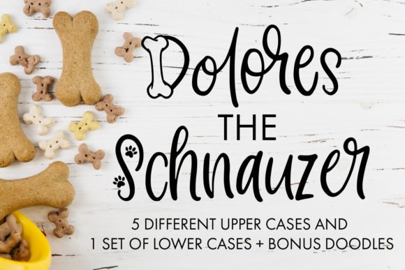 Dolores the Schnauzer Font - Featured Image