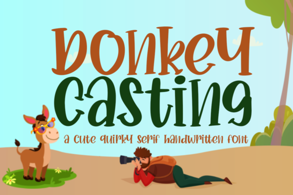 Donkey Casting Font - Featured Image