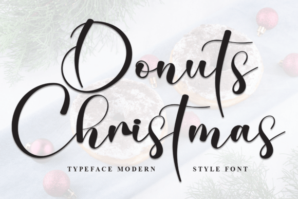 Donuts Christmas Font - Featured Image