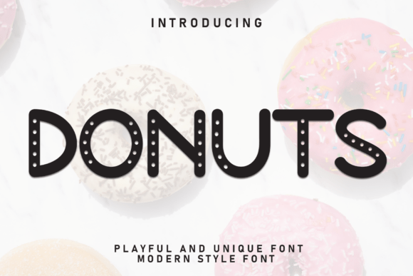 Donuts Font - Featured Image