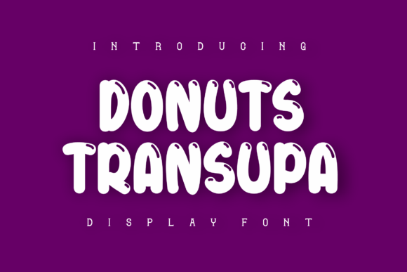 Donuts Transupa Font - Featured Image
