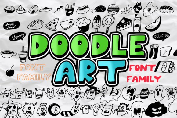 Doodle Art Font - Featured Image