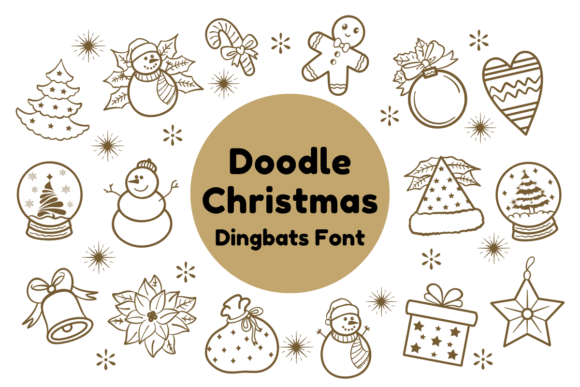 Doodle Christmas Font - Featured Image