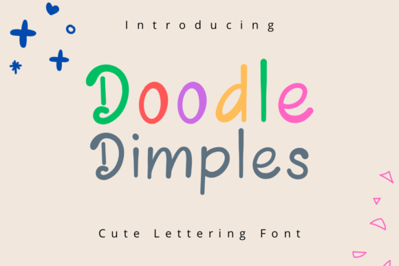 Doodle Dimples Font - Featured Image