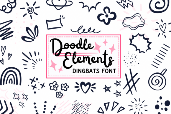 Doodle Elements Font - Featured Image