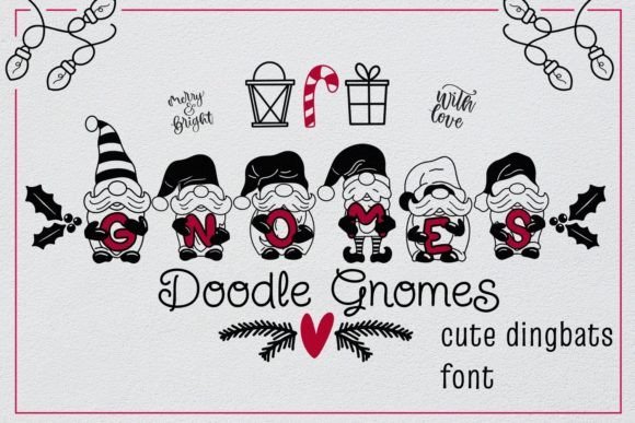 Doodle Gnomes Font - Featured Image
