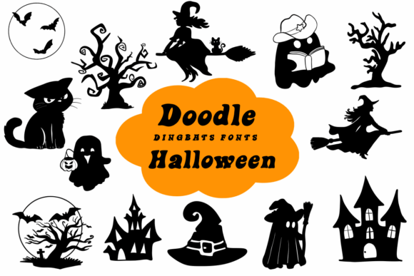Doodle Halloween Font - Featured Image