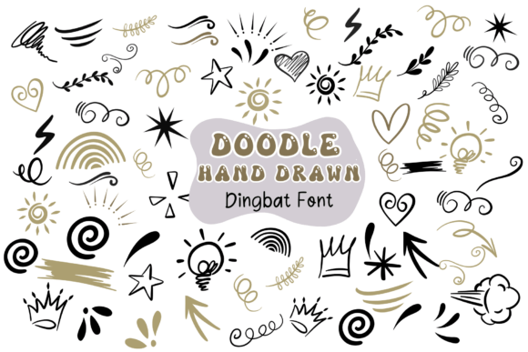Doodle Hand Drawn Font - Featured Image