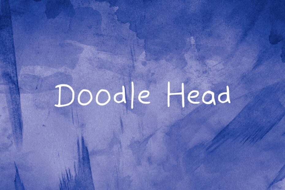 Doodle Head Font - Featured Image
