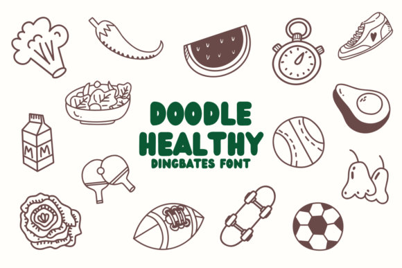 Doodle Healthy Font - Featured Image