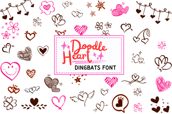Doodle Heart Font - Featured Image