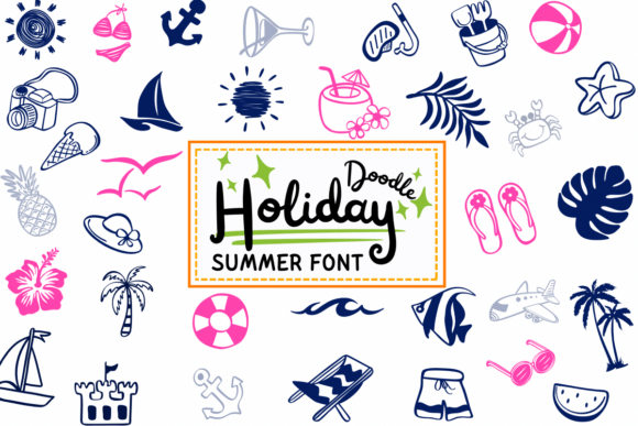 Doodle Holiday Summer Font - Featured Image