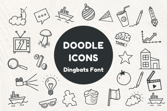 Doodle Icons Font - Featured Image
