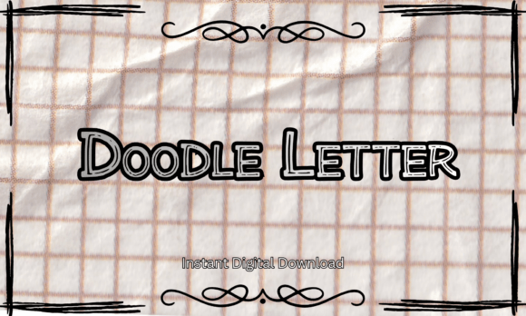 Doodle Letter Font - Featured Image