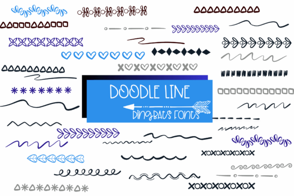 Doodle Line Font - Featured Image