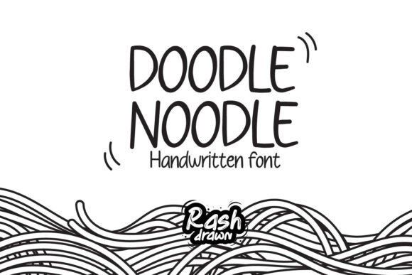 Doodle Noodle Font - Featured Image