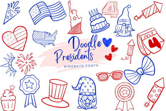 Doodle Presidents Font - Featured Image