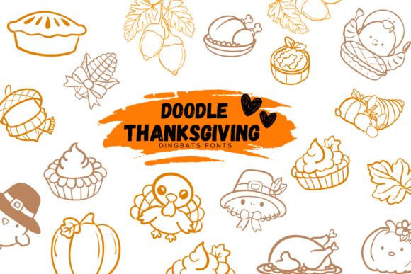 Doodle Thanksgiving Font - Featured Image