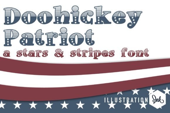 Doohickey Patriot Font - Featured Image