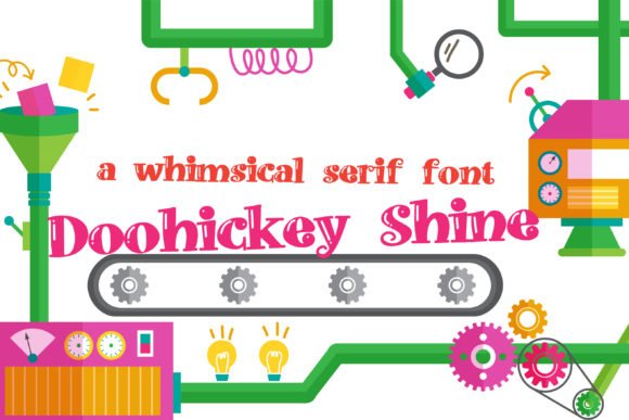 Doohickey Shine Font - Featured Image