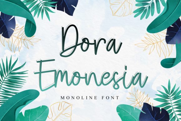 Dora Emonesia Font - Featured Image