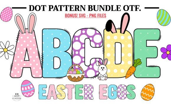 Dot Army Bundle Font - Featured Image