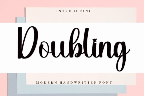 Doubling Font - Featured Image