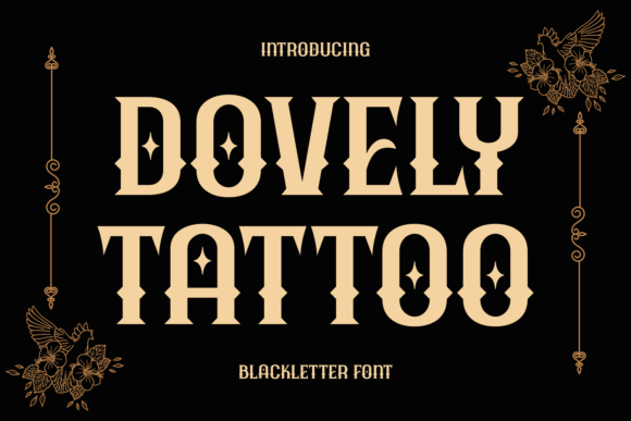 Dovely Tattoo Font - Featured Image