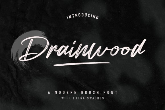 Drainwood Font - Featured Image