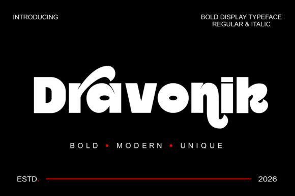 Dravonix Font - Featured Image
