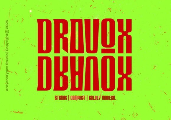 Dravox Font - Featured Image