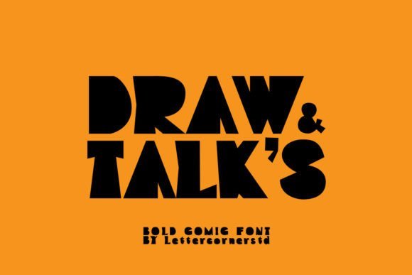 Draw and Talks Font - Featured Image