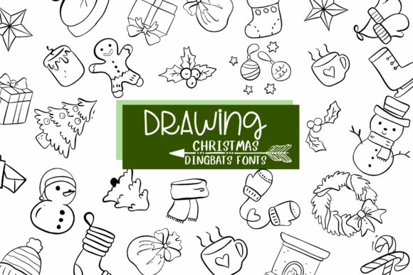 Drawing Christmas Font - Featured Image