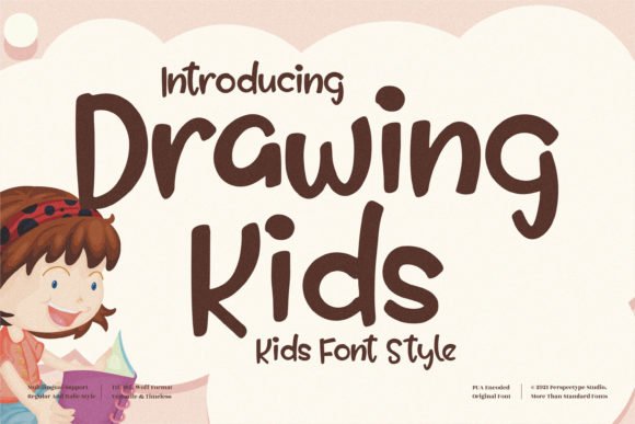 Drawing Kids Font - Featured Image