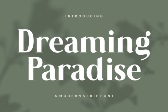 Dreaming Paradise Font - Featured Image