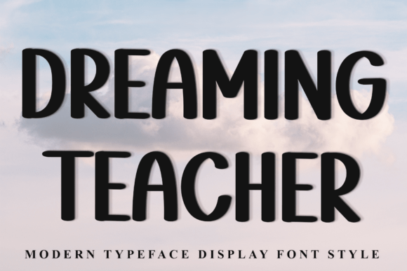 Dreaming Teacher Font - Featured Image