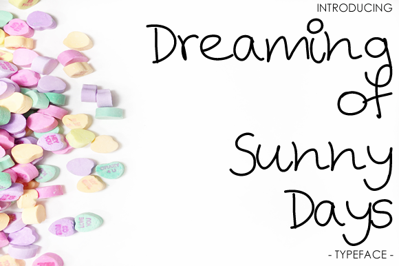 Dreaming of Sunny Days Font - Featured Image