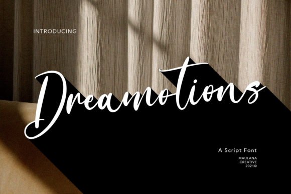 Dreamotions Font - Featured Image