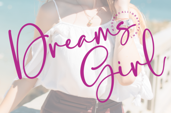 Dreams Girl Font - Featured Image